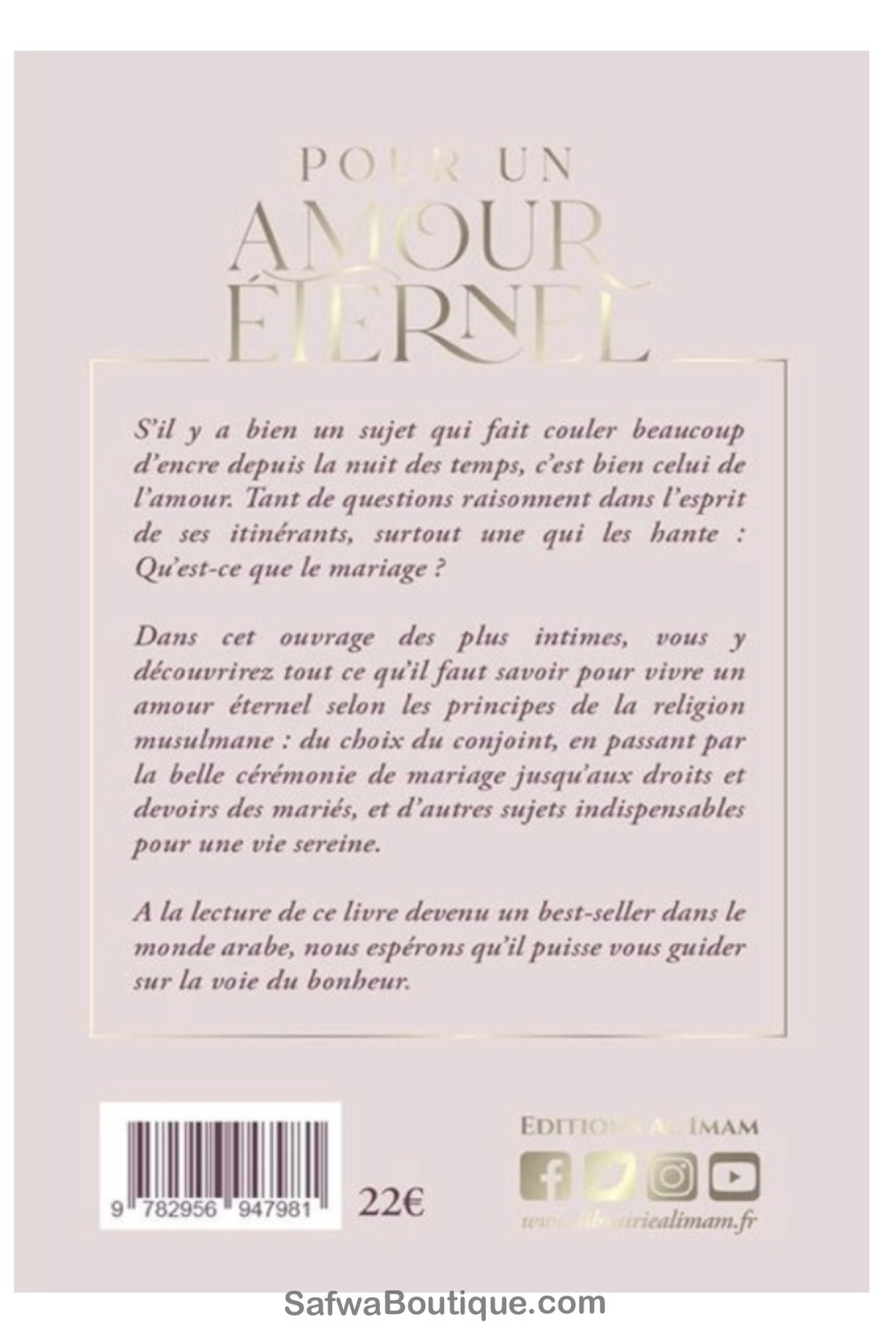 For En Evig Kærlighed - Her-Nede Og I Det Hinsides - Udgivelser AL IMAM-Femme musulmane-Safwa Boutique