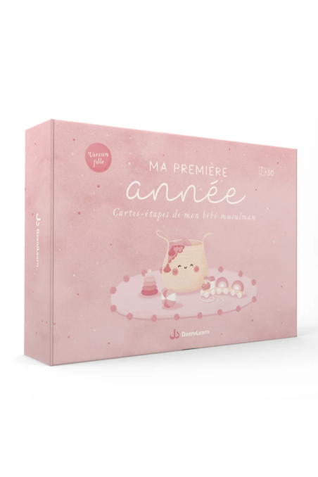 Ma première année - Cartes-étapes de mon bébé musulman (version fille) - EDITION DeeniLearn-Livres Enfants-Safwa Boutique