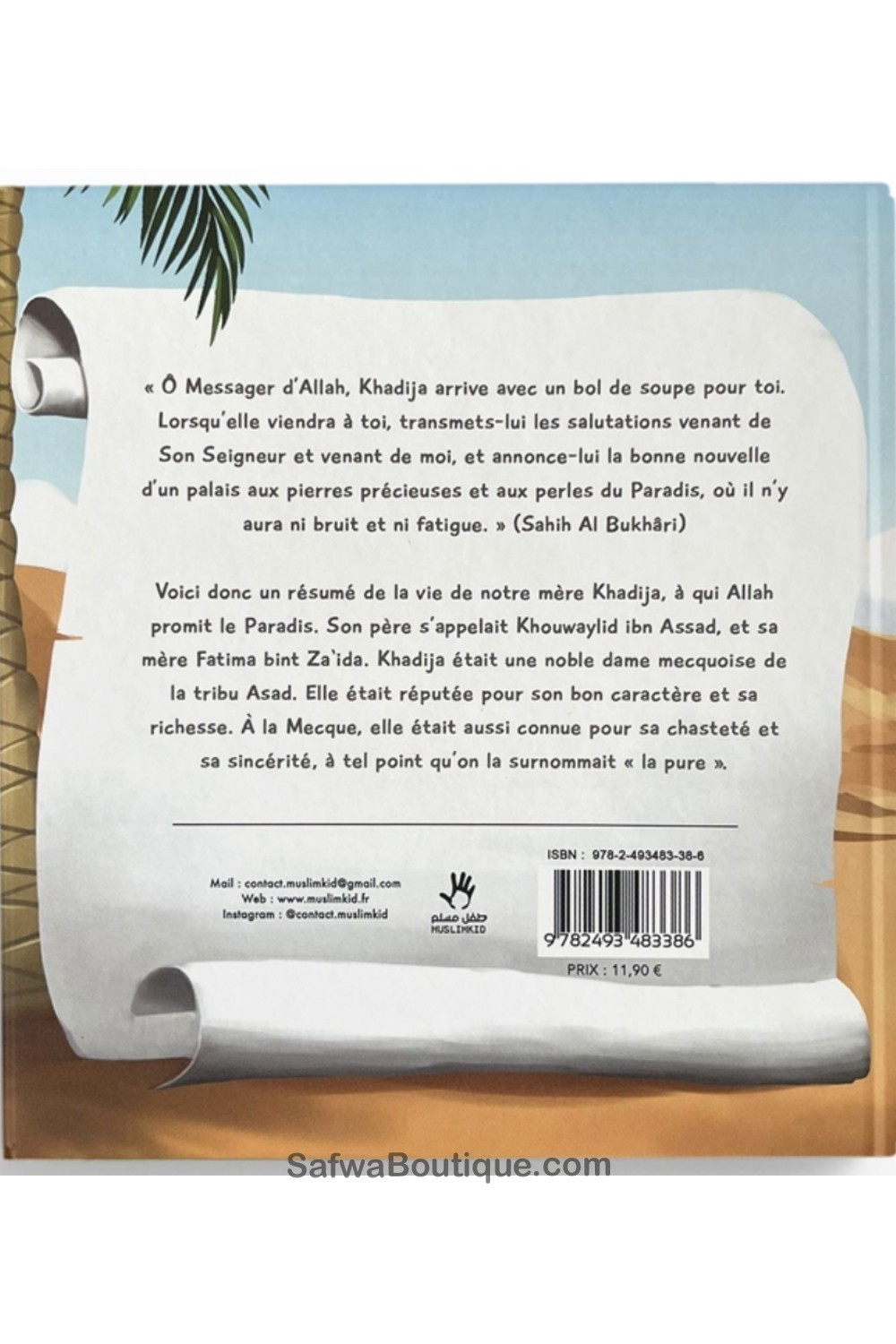 O destino excepcional de Khadija - a mãe dos crentes - Muslim Kid-Livres Enfants-Safwa Boutique