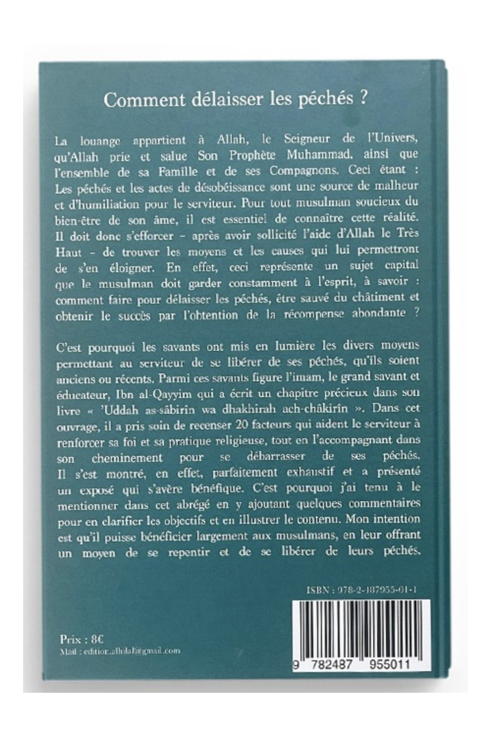 Hur överger man synderna? av Ibn Al-Qayyim Al-Jawziyyah - Al Hilal-utgåvor-Rappels & Invocations-Safwa Boutique