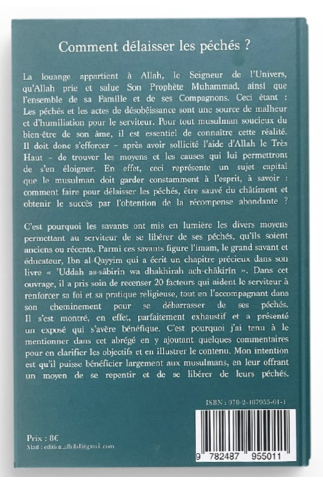 Miten luopua synneistä? Ibn Al-Qayyim Al-Jawziyyah - Al Hilal -kustannukset-Rappels & Invocations-Safwa Boutique