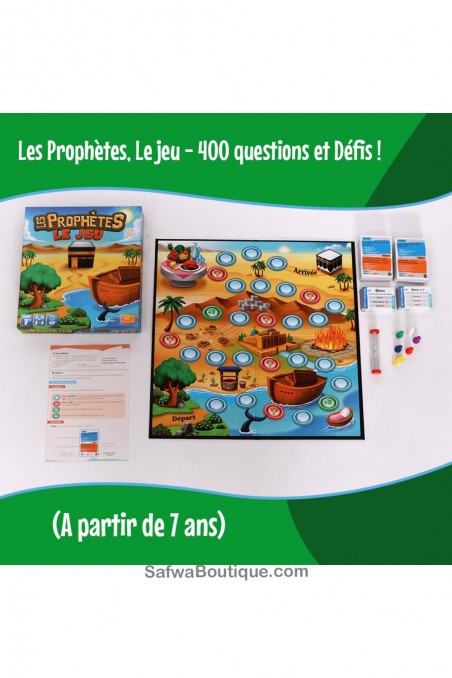 Les Prophètes, Le jeu - 400 questions et Défis ! (A partir de 7 ans) - Osratouna-Jeux de société-Safwa Boutique