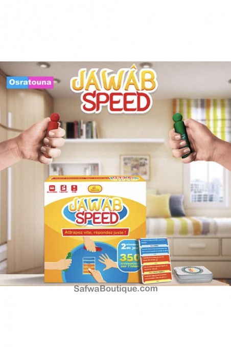 Jawab Speed - Fånga snabbt, svara rätt (brädspel) - Osratouna-Jeux de société-Safwa Boutique