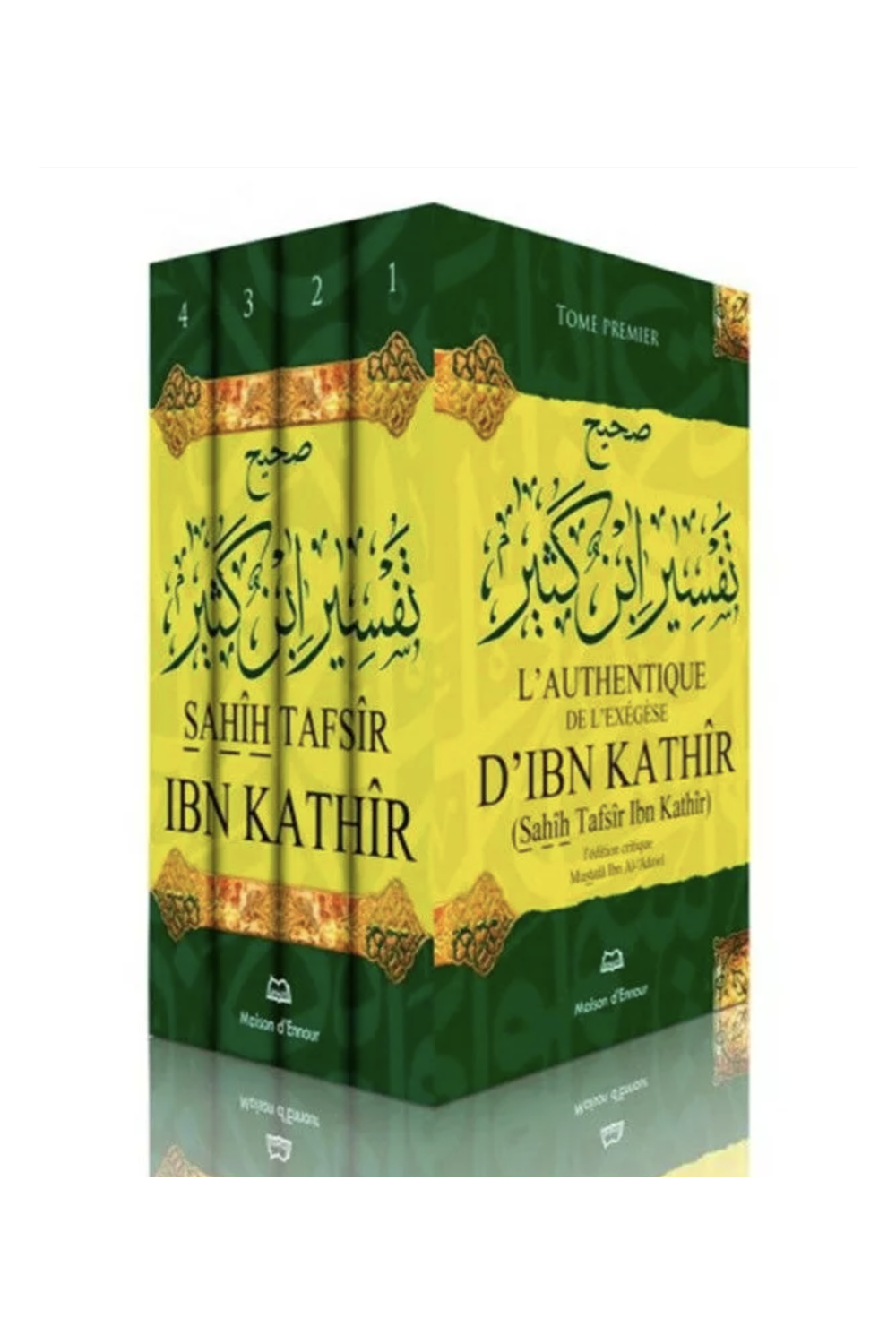 De authenticiteit van de exegese van Ibn Kathîr (Sahîh Tafsîr Ibn Kathîr) 4 delen - Uitgaven Huis van Ennour-Tafsir & Coran-Safwa Boutique