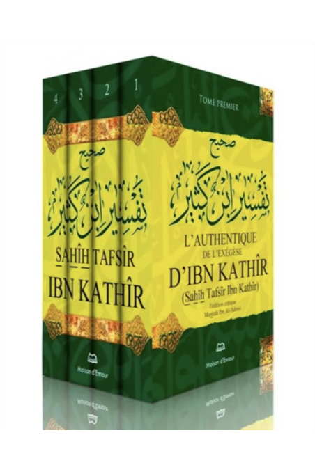 L'autentico dell'esegesi di Ibn Kathîr (Sahîh Tafsîr Ibn Kathîr) 4 volumi - Edizioni Casa d'Ennour-Tafsir & Coran-Safwa Boutique