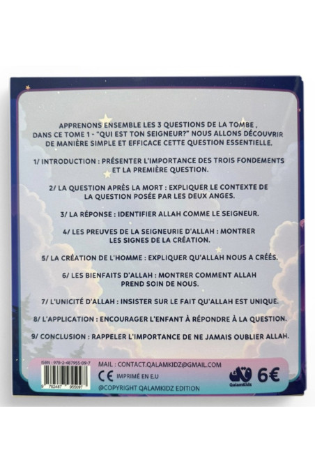 De 3 spørgsmål - Bind 1: Hvem er din Herre? - QalamKidz-udgave-Livres Enfants-Safwa Boutique