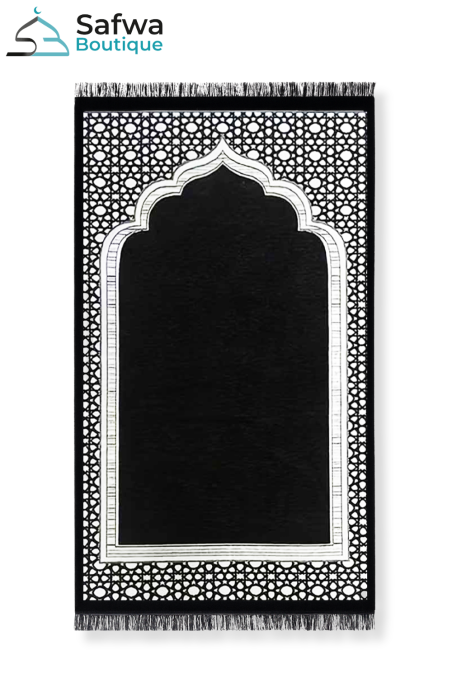 Elegantti Läpinäkyvä Lahjapakkaus - Rukousmatto & Rukousnauha (Tasbih) | Muslim Box-Lahjaideoita-Safwa Boutique