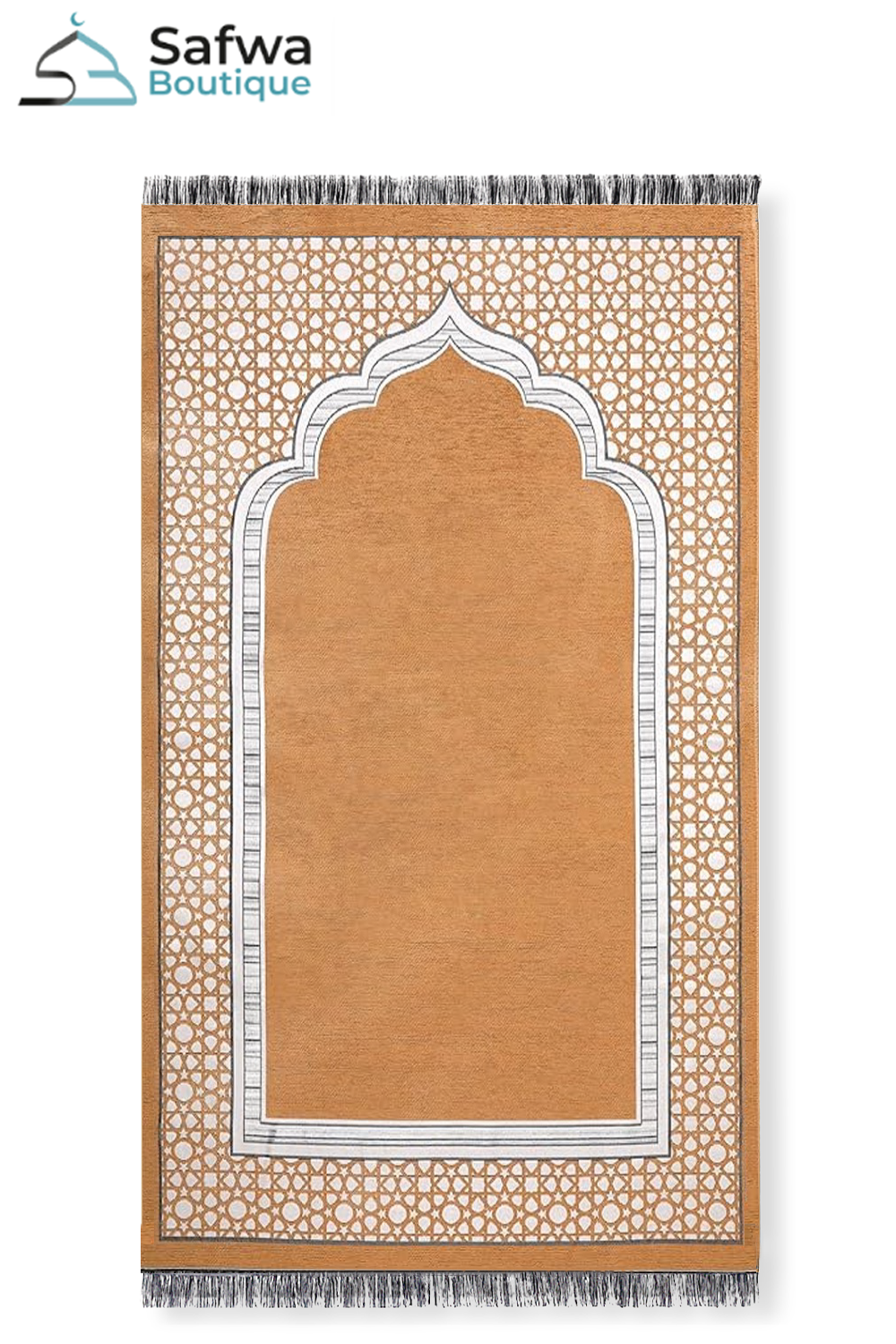 Elegant Transparent Gåvobox - Bönmatta & Rosenkrans (Tasbih) | Muslim Box-Presentidéer-Safwa Boutique