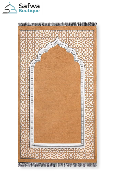 Elegant Transparent Gåvobox - Bönmatta & Rosenkrans (Tasbih) | Muslim Box-Presentidéer-Safwa Boutique