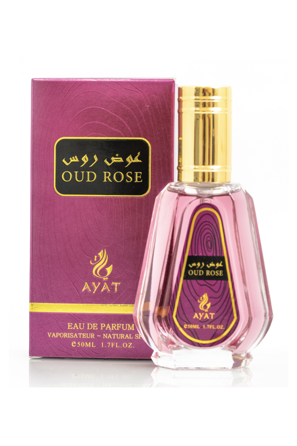 Eau de Parfum Oud Rose 50ml - Ayat Parfumer Dubai-Parfums Dubaï-Safwa Boutique