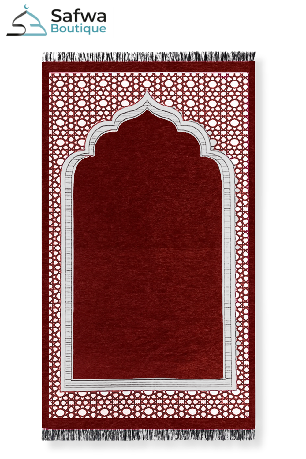 Elegantti Läpinäkyvä Lahjapakkaus - Rukousmatto & Rukousnauha (Tasbih) | Muslim Box-Lahjaideoita-Safwa Boutique