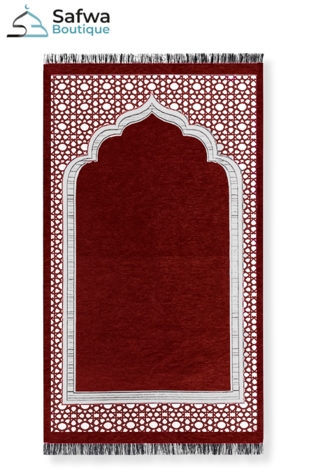 Elegant Transparent Gåvobox - Bönmatta & Rosenkrans (Tasbih) | Muslim Box-Presentidéer-Safwa Boutique