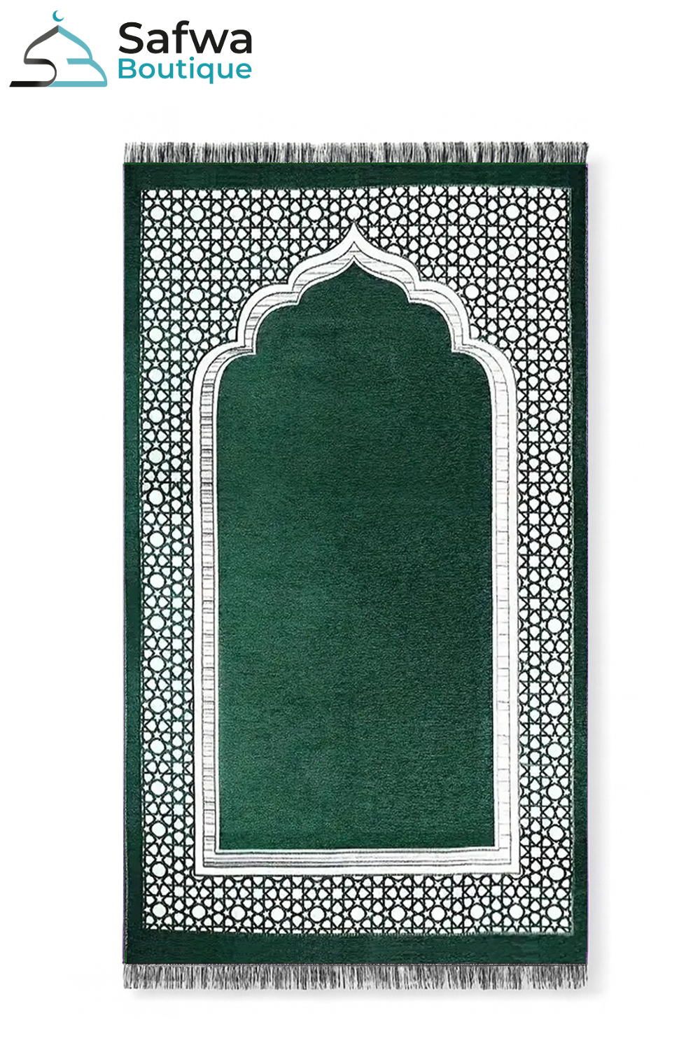 Elegant Transparent Gåvobox - Bönmatta & Rosenkrans (Tasbih) | Muslim Box-Presentidéer-Safwa Boutique