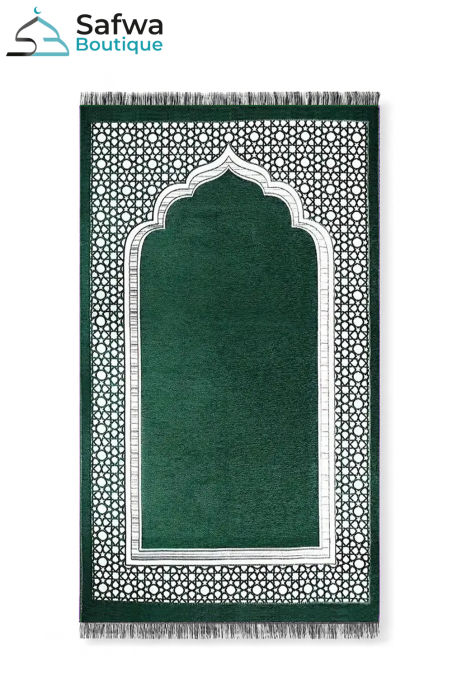 Elegantti Läpinäkyvä Lahjapakkaus - Rukousmatto & Rukousnauha (Tasbih) | Muslim Box-Lahjaideoita-Safwa Boutique