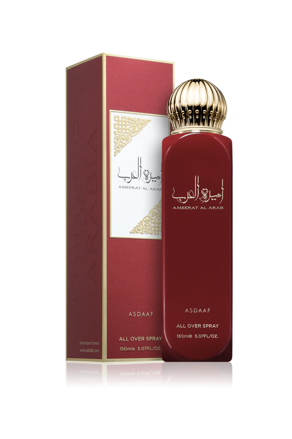 Spray Completo Ameerat Al Arab Asdaaf spray corporal para mujer 150ml - Lattafa Dubái-Parfum femme-Safwa Boutique