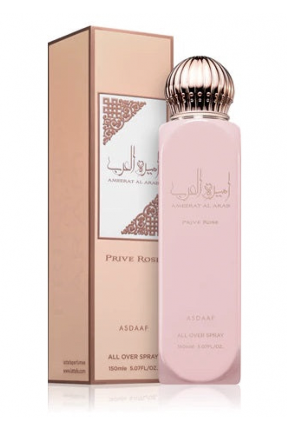Spray All Over Ameerat Al Arab Rose Asdaaf spray corporal para mulher 150ml - Lattafa Dubai-Parfum femme-Safwa Boutique