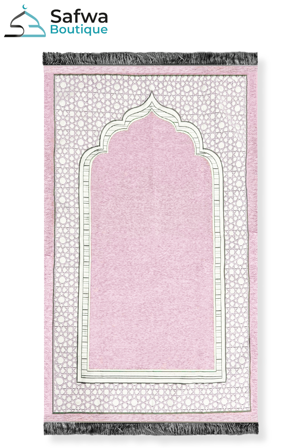 Elegant Transparent Gåvobox - Bönmatta & Rosenkrans (Tasbih) | Muslim Box-Presentidéer-Safwa Boutique