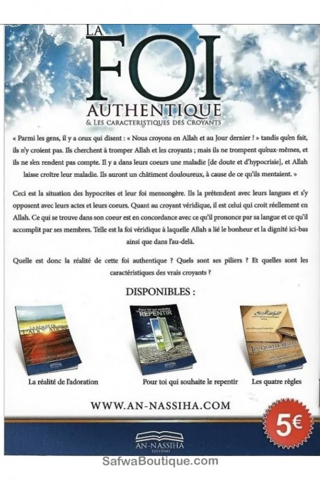 "La fe auténtica y las características de los creyentes - Sheikh ibn baz - EDICIÓN An-Nassiha-'Aqida & croyance-Safwa Boutique