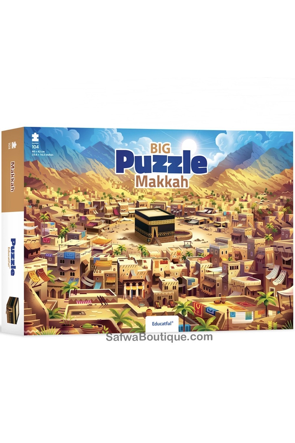 Grote puzzel Mekka - 104 stukjes - EDUCATFAL-Enfant & Famille-Safwa Boutique