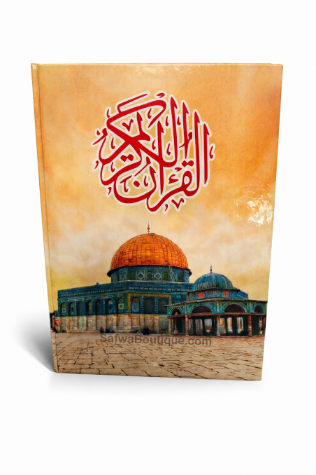 Coran Arabe 14x20 cm – Lecture Hafs ‘an ‘Asim – Masjid Al-Haram, An-Nabawi & Al-Aqsa – Édition Révisée Al-Azhar-القرءان – Coran-Safwa Boutique