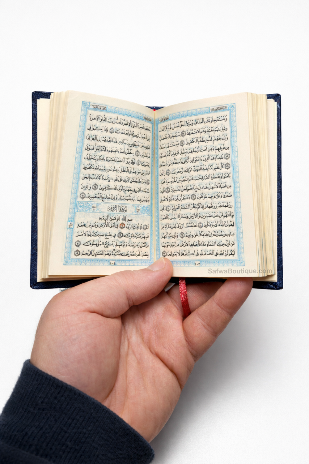 Coran Ultra Mini de Poche 10x7 cm – Lecture Hafs ‘an ‘Asim – Écriture Uthmani مصحف الجيب-القرءان – Coran-Safwa Boutique