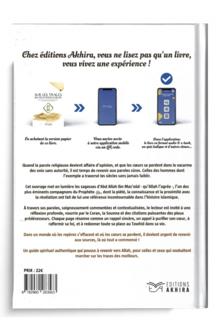 Tras las huellas de los piadosos predecesores – Ediciones Akhira-Rappels & Invocations-Safwa Boutique