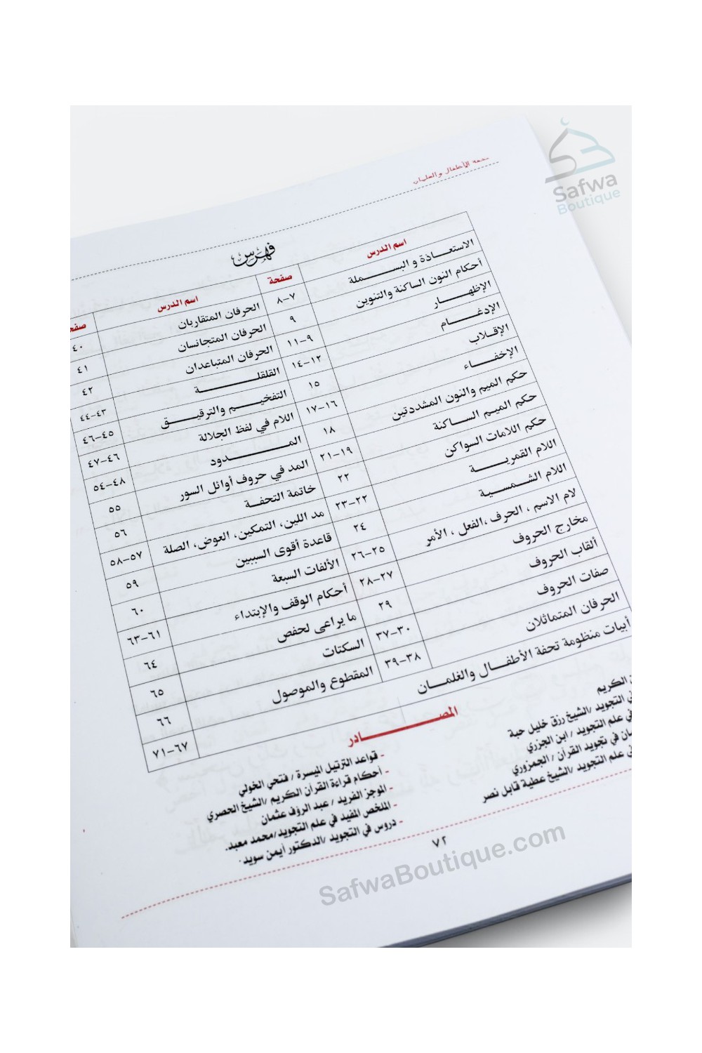 Förklaring av Tuhfat Al-Atfal – Tajwid-regler för barn شرح تحفة الأطفال والغلمان في أحكام ترتيل القرآن-تعلم العربية – Lära sig arabiska-Safwa Boutique