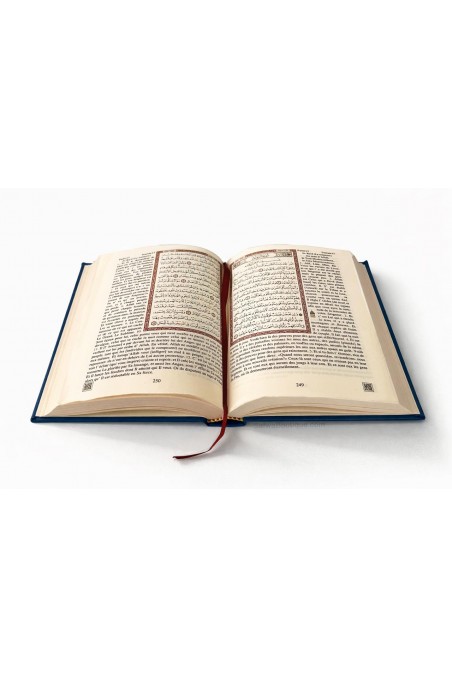 De Heilige Koran Arabisch–Frans met QR-code – Franse vertaling – Formaat 12×17 cm – Luxe omslag-Tafsir & Coran-Safwa Boutique