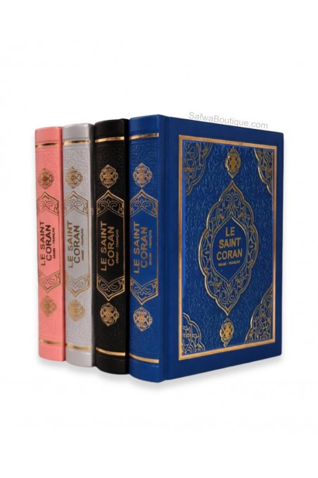 Arabic–French Quran with QR Code – French Translation – Large Format 14×20 cm – Luxury Cover-Tafsir & Quran-Safwa Boutique