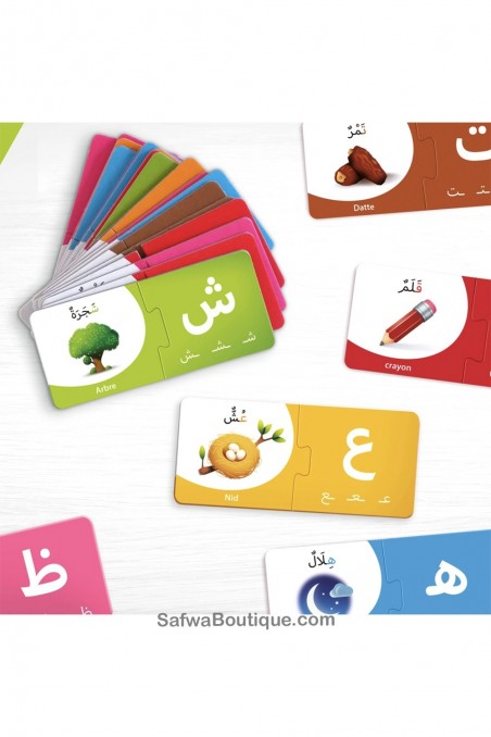 Ik leer het Arabische alfabet - EDUCATFAL-jeux educatifs-Safwa Boutique