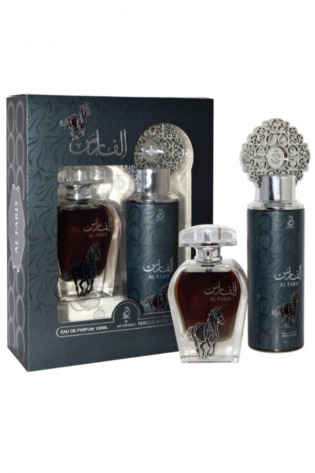 Parfum Sæt fra Østen AL FARIS - eau de parfum 100ml & Deodorant 200ml - My Perfumes Dubai-Accueil-Safwa Boutique
