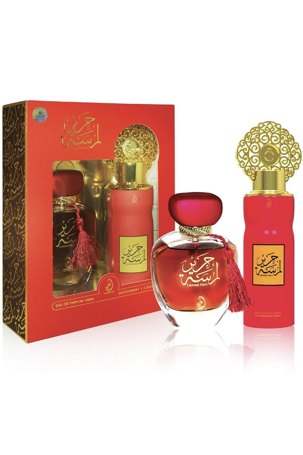 Cofanetto Profumo d'Oriente LAMSAT HARIR - eau de parfum 100ml & Deodorante 200ml - My Perfumes Dubai-Parfums Dubaï-Safwa Boutique