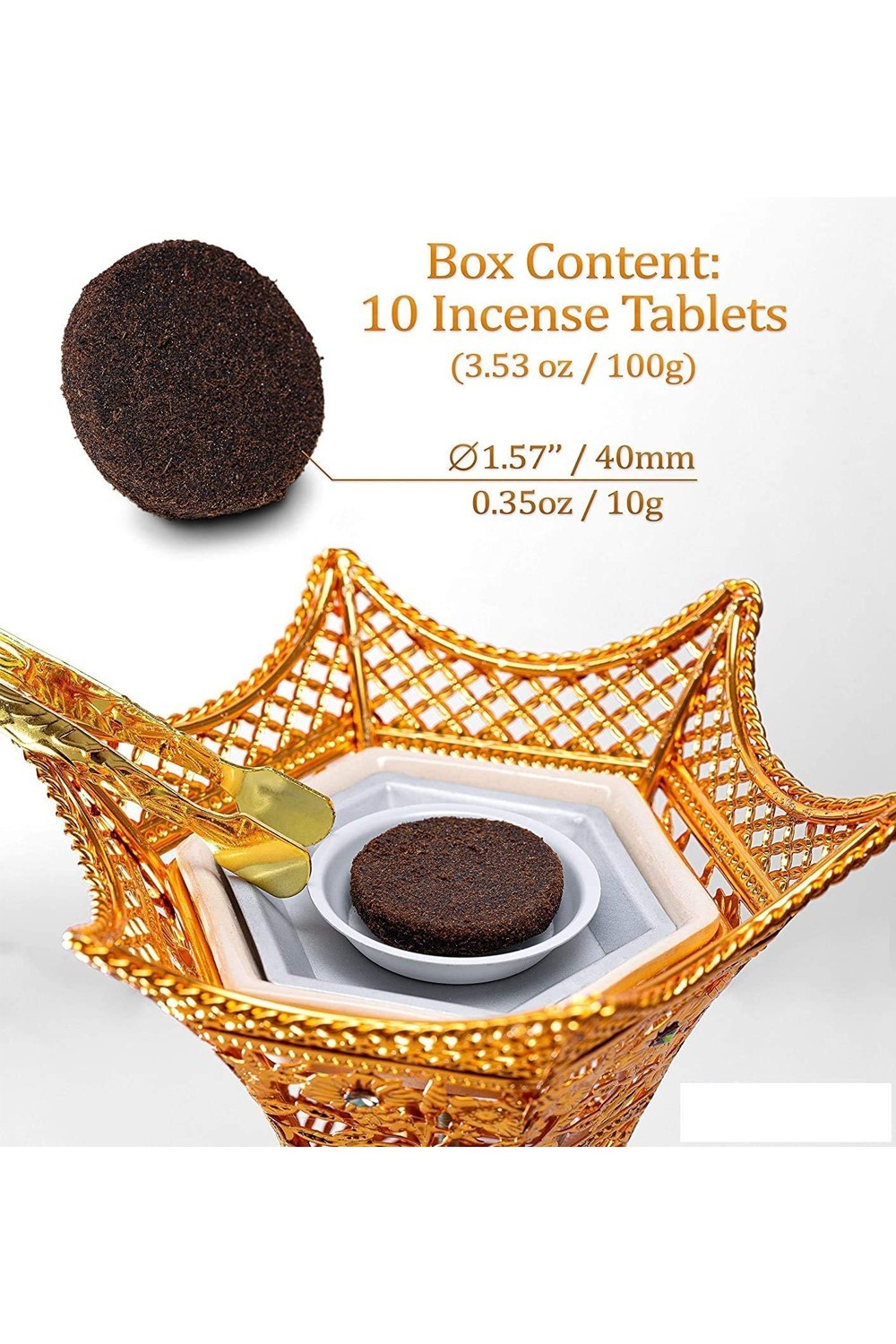 Bakhoor NAA'IM Røgelse Arabian Bukhoor - Mine Parfumer Dubai-Encens & Bakhour-Safwa Boutique