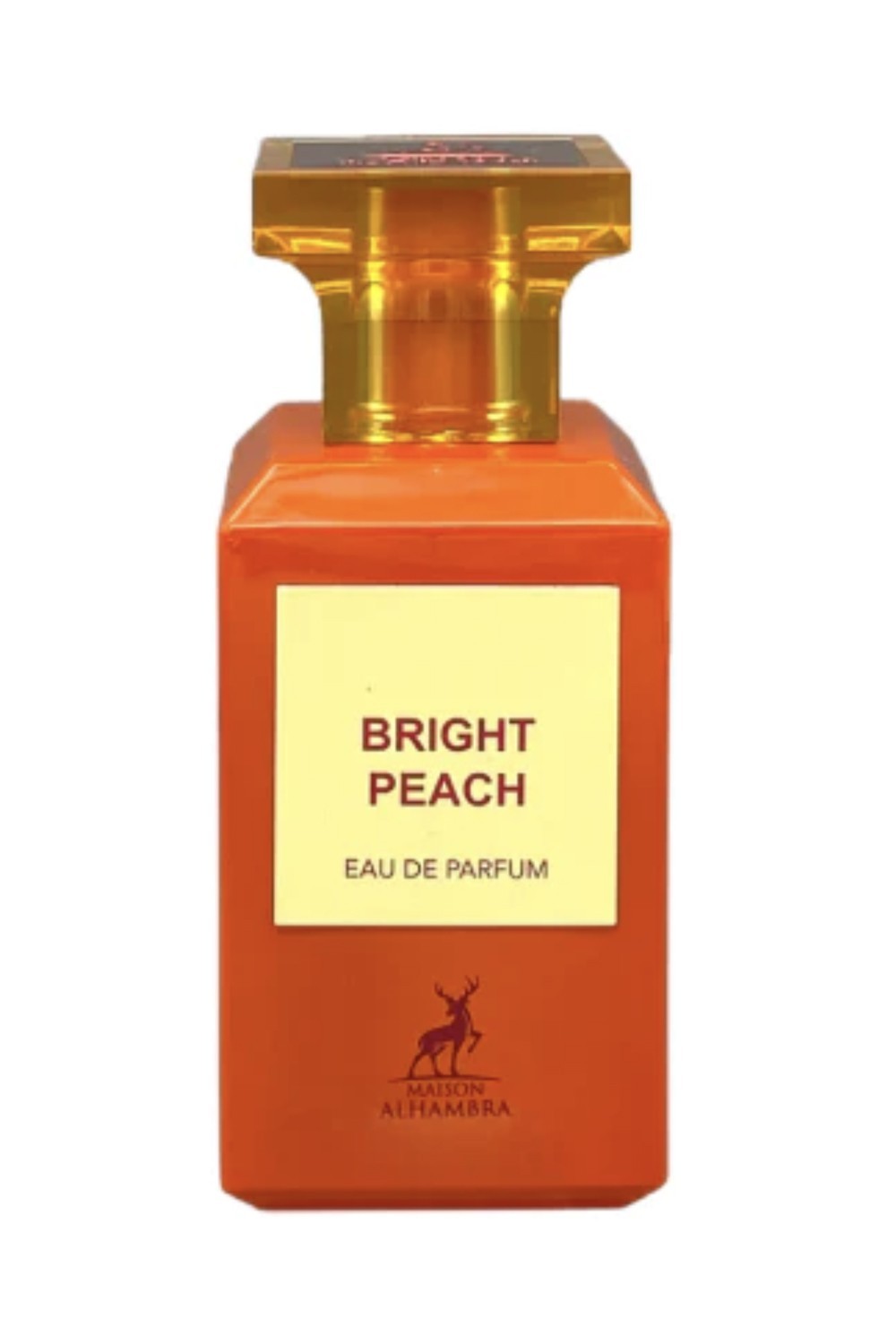 Acqua di Profumo Bright Peach 80mL ALHAMBRA - Maison Alhambra Profumi Dubai-Parfums Dubaï-Safwa Boutique