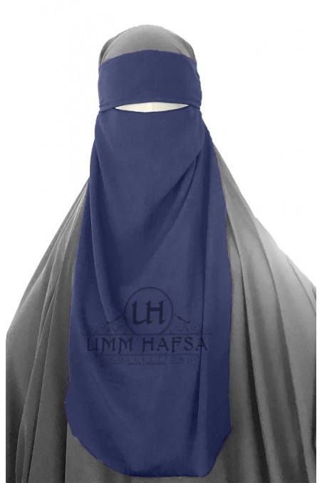 Niqab de 1 véu ajustável da Umm Hafsa-Niqab & Sitar-Safwa Boutique